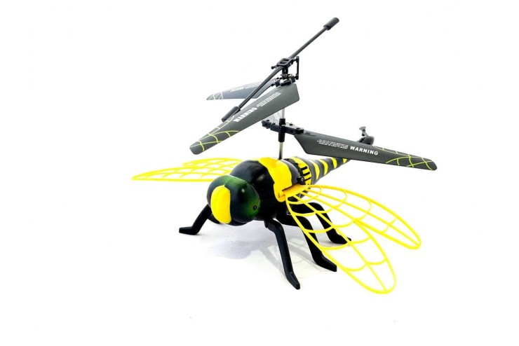 Радиоуправляемая Игрушка - Вертолет Стрекоза S700 Желтая