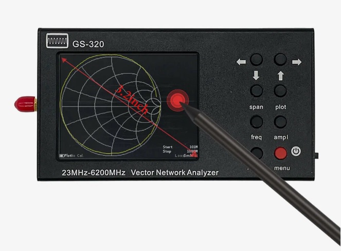 Портативный векторный анализатор цепей GS-320