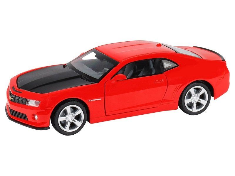 Машина ''АВТОПАНОРАМА'' Chevrolet Camaro SS, красный, 1/32, свет, звук, инерция, в/к 17,5*13,5*9 см