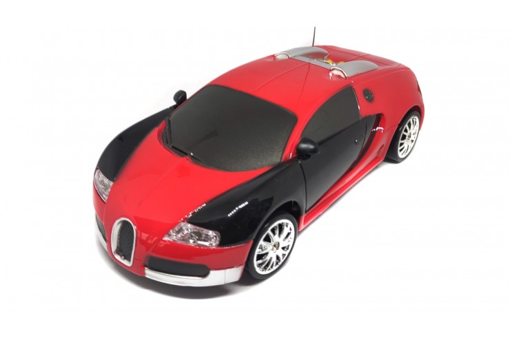 Машинка на дрифте Bugatti Veyron на пульте управления (Полный привод, 17см, 2 комплекта колес) Красный