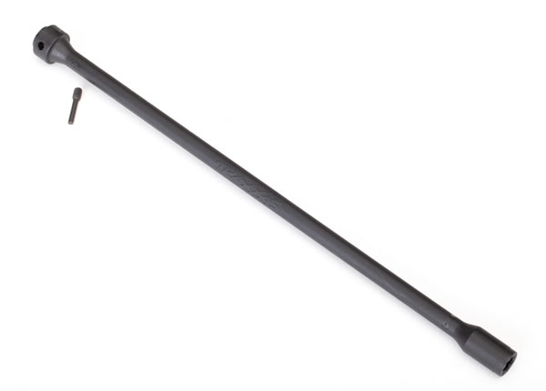 Вал Driveshaft, center, plastic, (black): screw pin