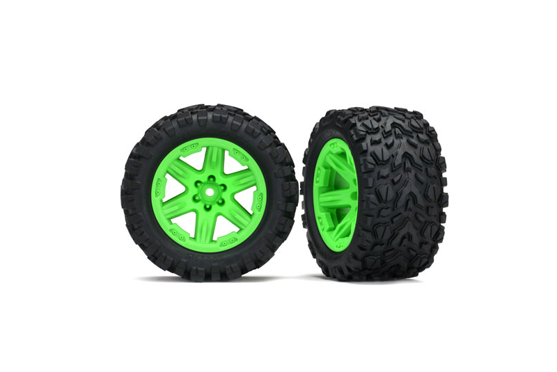 Колеса в сборе RXT green wheels + Talon Extreme 2.8''
