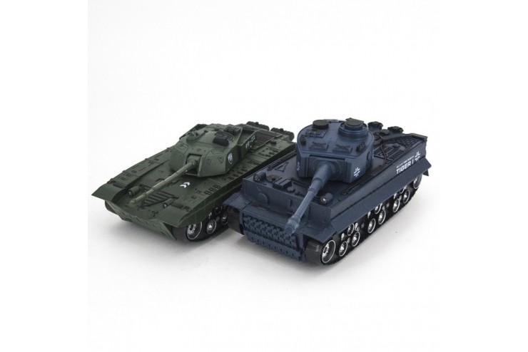 Радиоуправляемый танковый бой Тигр и Type 99 1:32