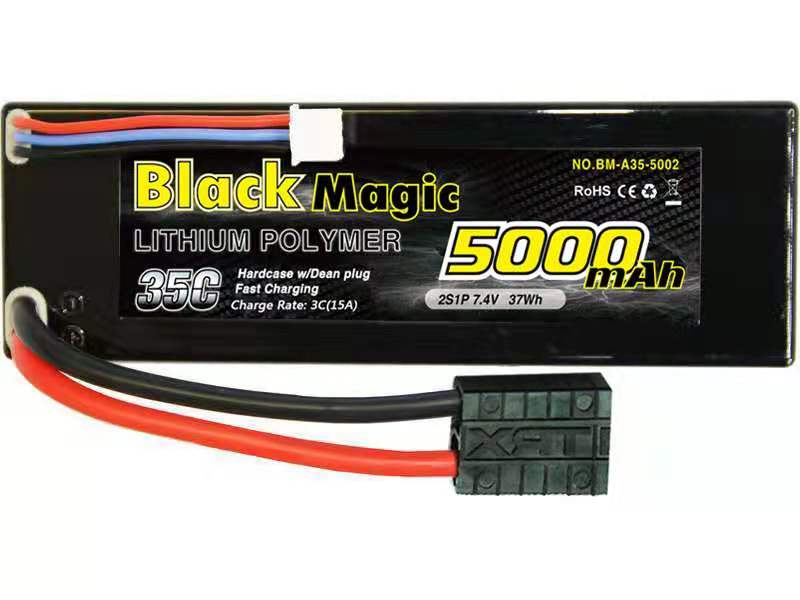 Аккумулятор Black Magic LiPo 35C/5000mah/7.4V,2S1P (hardcase w/Traxxas Plug)