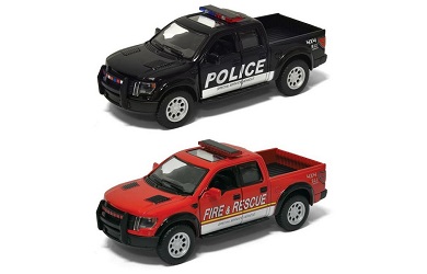 Машина инерционная Kinsmart Ford F-150 Police Fire Rescue 1:40 б/к