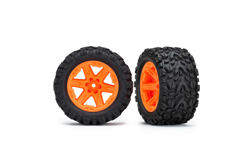 Колеса в сборе RXT orange wheels + Talon Extreme 2.8''
