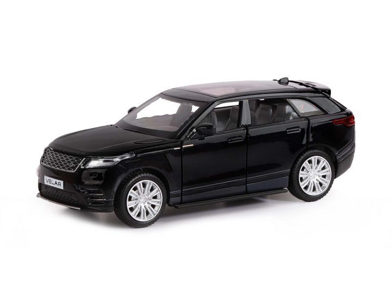 Машина ''АВТОПАНОРАМА'' Range Rover Velar, черный, 1/32, свет, звук, инерция, в/к 17,5*12,5*6,5