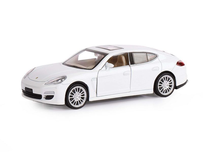 Машина ''АВТОПАНОРАМА'' Porsche Panamera S, белый, 1/32, свет, звук, инерция, в/к 17,5*13,5*9 см