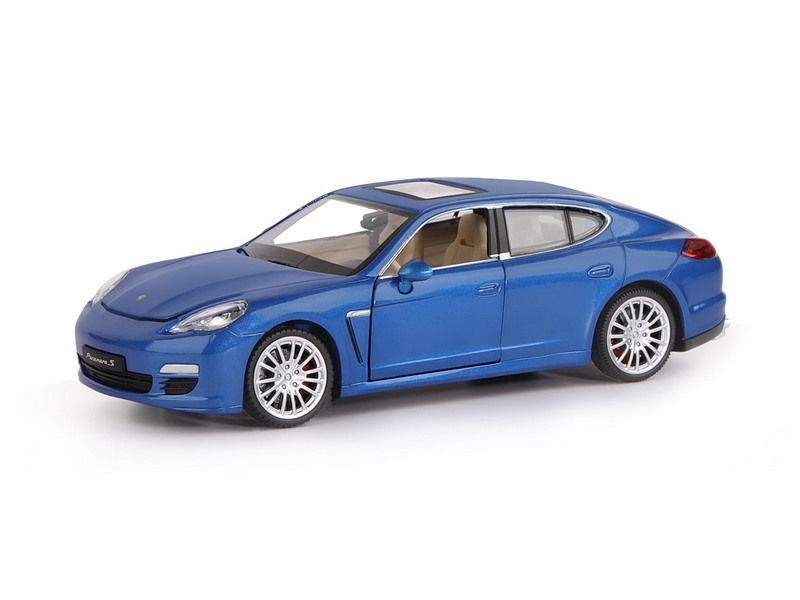 Машина ''АВТОПАНОРАМА'' Porsche Panamera S, синий, 1/24, свет, звук, в/к 24,5*12,5*10,5 см