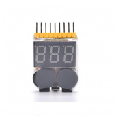 Высокоточный (0,01в) индикатор питания для LiPo аккумуляторов с биппером 1-8S