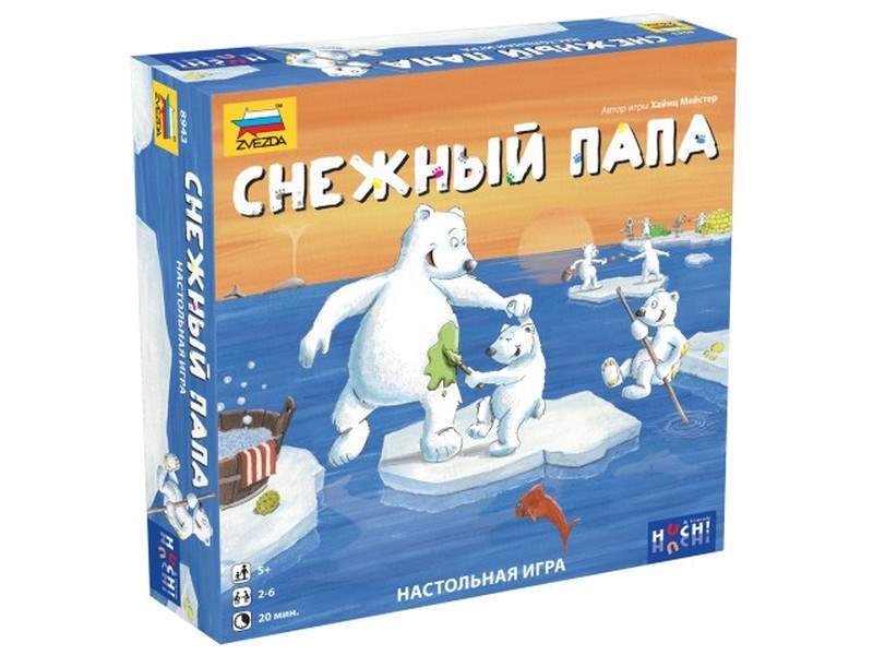 Настольная игра ZVEZDA ''Снежный папа'', детская