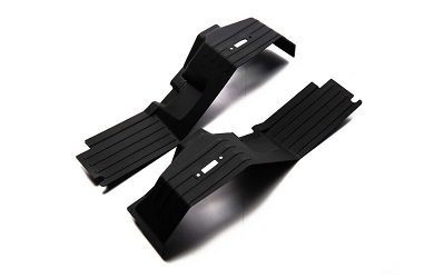 Задние защитные подкрылки Axial для кузова JEEP Gladiator JT (чёрный)