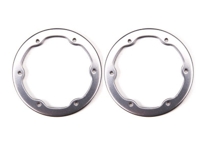 Защитные накладки из металла на диски колеса для краулера Remo Hobby 1/10, 2шт.