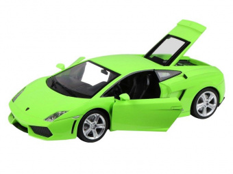Машина ''АВТОПАНОРАМА'' Lamborghini Gallardo LP560-4, зеленый, 1/24, свет, звук, в/к 24,5*12,5*10,5см