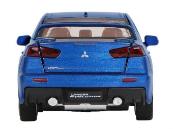 Машина ''АВТОПАНОРАМА'' Mitsubishi Lancer Evolution, синий, 1/32, свет, звук, в/к 17,5*12,5*6,5 см