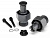 Хабы передних колес 24mm усиленные HD (GUNMETAL / 2шт)
