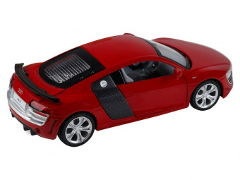 Машина ''АВТОПАНОРАМА'' Audi R8 GT, красный, 1/32, свет, звук, инерция, в/к 17,5*13,5*9 см