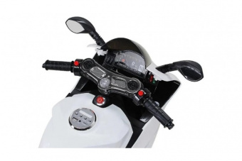 Детский электромотоцикл Ducati со светящимися колесами Белый