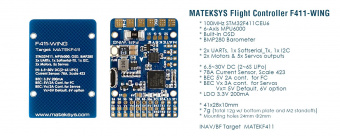 Полетный контроллер MATEKSYS F411-WING (new)