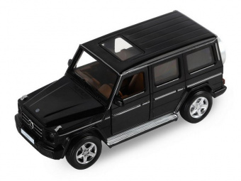 Машина АВТОПАНОРАМА Mercedes-Benz G350d, черный, 1/32, свет, звук, инерция, в/к 18*9*13,5 см