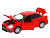 Машина АВТОПАНОРАМА Mitsubishi Lancer Evolution, 1/32, красный, свет, звук, в/к 17,5*12,5*6,5 см
