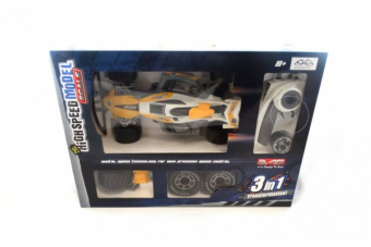 Радиоуправляемый машинка-трансформер HSP 3 in 1 Transformation 4WD масштаб 1:16 2.4G - 9109-YELLOW