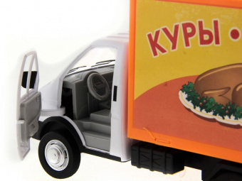 Машина ''АВТОПАНОРАМА'' ГАЗель (кура-гриль) 1/28, в/к 24*14*12 см