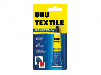 Клей для текстиля UHU Textil, 19 г, блистер