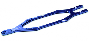 Фиксатор аккумулятора (синий) для Traxxas 1/10 Slash 4X4 и Slash 2WD