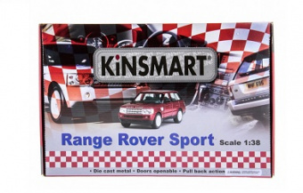 Машина Kinsmart Range Rover Sport 1:38 инерционная