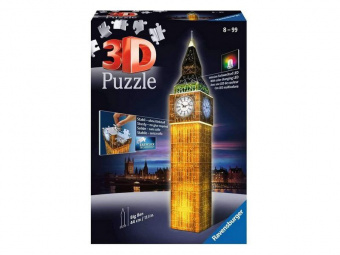 3D Пазл Ravensburger Ночной Биг-Бен, 216 эл.