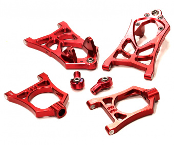 Комплект передних рычагов (красный) HPI Baja 5B, 5B2.0, 5T, 5SC