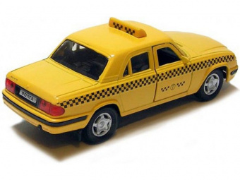 Машина Autotime ''ГАЗ-31105 ''ВОЛГА'' такси 1:43