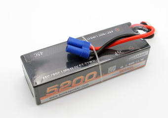 Аккумулятор LiPo Bonka 5200мАч 45C 11.1V (жесткий кейс)