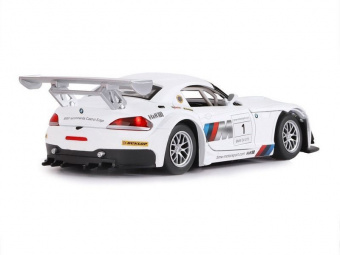 Машина ''АВТОПАНОРАМА'' BMW Z4 GT3, белый, 1/24, свет, звук, в/к 24,5*12,5*10,5 см