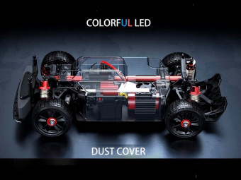 Радиоуправляемая машина для дрифта MJX Hyper Go 14303 Citroen C3 Brushless 4WD 2.4G LED 1/14 RTR