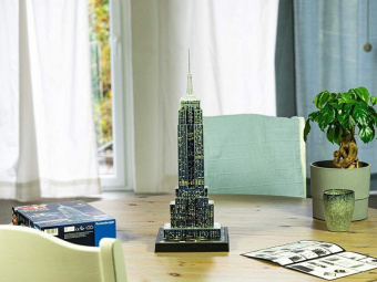 3D Пазл Ravensburger Эмпайр Стейт Билдинг, 216 эл.