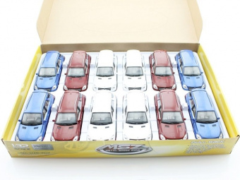 Машина 1:32 Mercedes-Benz ML63 AMG свет, звук, инерция 15см (1/12шт) б/к