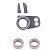 Alum. Throttle Mix Horn (Silver): REVO