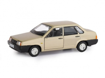Машина ''АВТОПАНОРАМА'' ВАЗ 21099, золотой, 1/22, инерция, 24,5*12,5*10,5 см