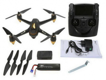 Р/У квадрокоптер Hubsan X4 GPS, FHD+FPV, автовозврат, удержание, следуй за мной,  2.4G (черный)