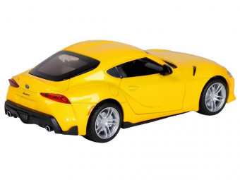 Машина АВТОПАНОРАМА Toyota Supra [US], 1/31, желтый, откр. двери, свет, звук, в/к 18*9*13,5 см