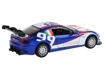 Машина ''АВТОПАНОРАМА'' Maserati Gran Turismo MC GT4, синий, 1/32, свет, звук, в/к 17,5*13,5*9 см