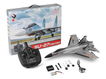 Р/У самолет XK Innovation J11 340мм EPP 2.4G 3-ch LiPo RTF (серый)