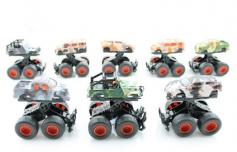 Машина инерционная KLX Raptor SUV Military 4WD в асс. в/к