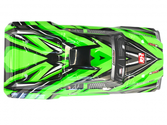 Зеленый кузов для монстра Remo Hobby RH1431, RH1435, 1/14