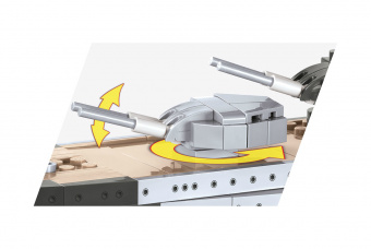 Конструктор COBI Линкор HMS Warspite (Корабль Его Величества Уорспайт) COBI-3082