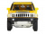 Машина ''АВТОПАНОРАМА'' Hummer H3, желтый, 1/32, свет, звук, инерция, в/к 17,5*13,5*9 см