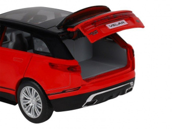 Машина ''АВТОПАНОРАМА'' Range Rover Velar, красный, 1/32, свет, звук, инерция, в/к 17,5*12,5*6,5