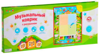 Обучающая игрушка Музыкальный коврик Ферма с животными